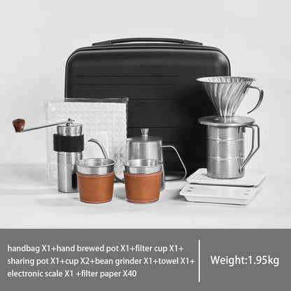 BANLEE Travel Pour Over Coffee Maker Gift Set